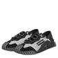 Dolce & Gabbana Multicolor Lace Up Low Top NS1 Sneakers Shoes