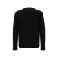 Prada Black Fleece Wool Sweatshirt