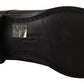 Dolce & Gabbana Black Lace Up Leather Men Formal Derby Shoes