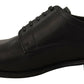 Dolce & Gabbana Black Lace Up Leather Men Formal Derby Shoes