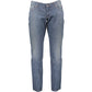 Costume National Blue Cotton Jeans & Pant