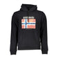 Napapijri Black Cotton Men's Hooded Sweater