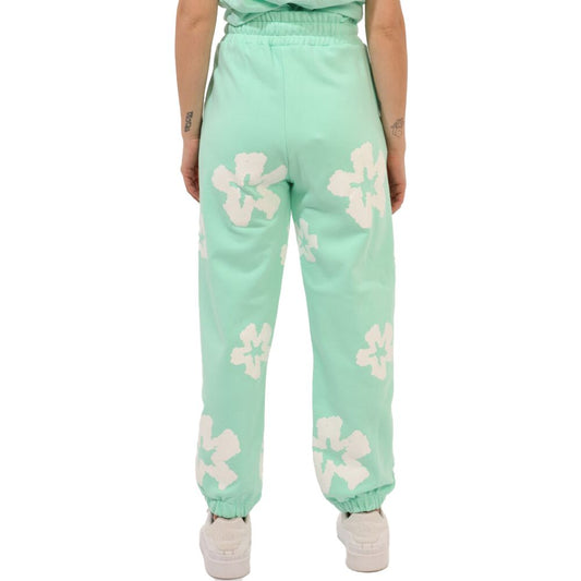 Comme Des Fuckdown Green Cotton Jeans & Pant