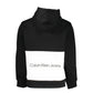 Calvin Klein Black Polyester Men Sweater with Hood