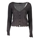 Guess Jeans Gray Viscose Sweater