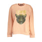 Cavalli Class Pink Cotton Sweater