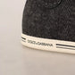 Dolce & Gabbana Gray Wool Cotton Casual High Top Sneakers