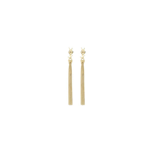 Saint Laurent Bo Pompons Chaines Brass Metal