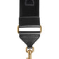 Dolce & Gabbana Black Solid Viscose Bag Shoulder Strap