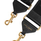 Dolce & Gabbana Black Solid Viscose Bag Shoulder Strap