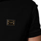 Dolce & Gabbana Black Sleeveless Hooded Logo Plaque Jacket