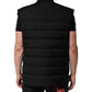 Dolce & Gabbana Black Sleeveless Parka Logo Plaque Jacket