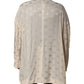 Dolce & Gabbana Beige Polyester Logo Monogram Coat Jacket