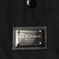 Dolce & Gabbana Black Short Sleeve Button Men Casual Shirt