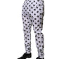 Dolce & Gabbana White Logo Cotton Skinny Denim Trouser Pants