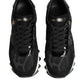 Dolce & Gabbana Black Gray Leopard Low Top Sneakers Shoes