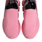 Dolce & Gabbana Pink Sorrento Low Top Women Sneakers Shoes