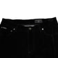 Dolce & Gabbana Black Cotton Men Dress Formal Trouser Pants