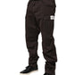 Dolce & Gabbana Brown Cotton Stretch Cargo Men Trouser Pants