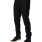 Dolce & Gabbana Marl Black Wool Blend Jogger Sweatpants Pants
