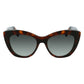 Salvatore Ferragamo Brown Acetate Sunglasses