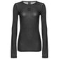 PINKO Black Viscose Sweater