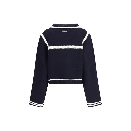 PINKO Cardigan with contrasting profiles