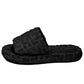 Hinnominate Black Cotton Sandal