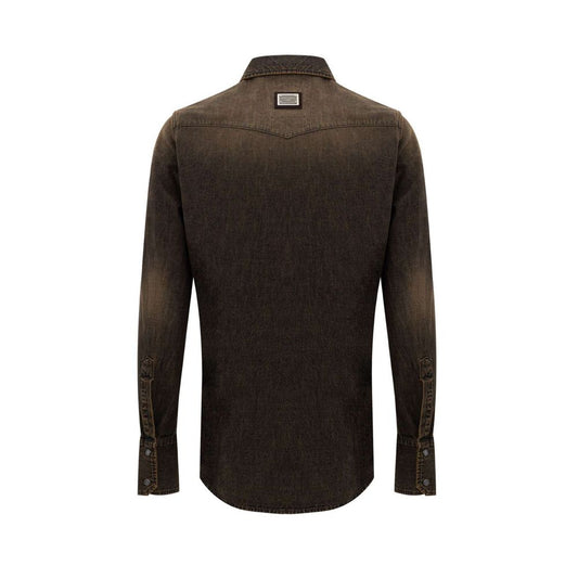 Dolce & Gabbana Brown Cotton Denim
