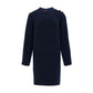 Gucci Navy Blue Wool Short