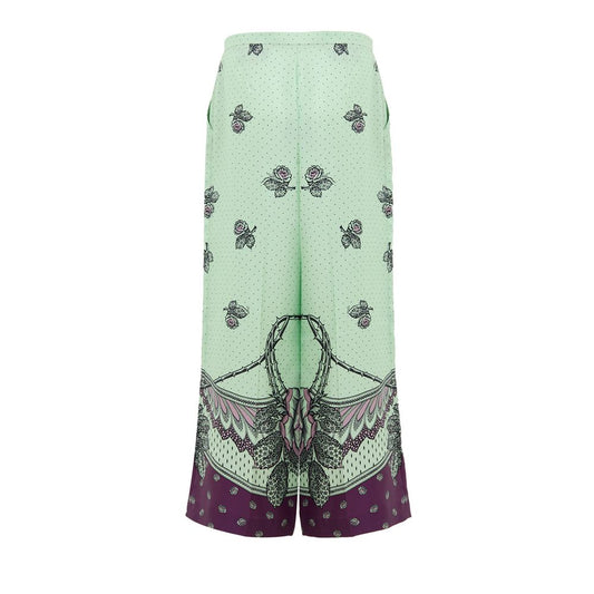 Gucci Green Silk Pant