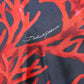 Dolce & Gabbana Navy Red Silk Coral Print Pullover Sweater