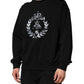 Dolce & Gabbana Black Cotton DG Logo Crew Sweatshirt Sweater