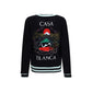 Casablanca Merino Wool embroidered Cardigan