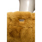 Gelbe Polyester-Damenjacke