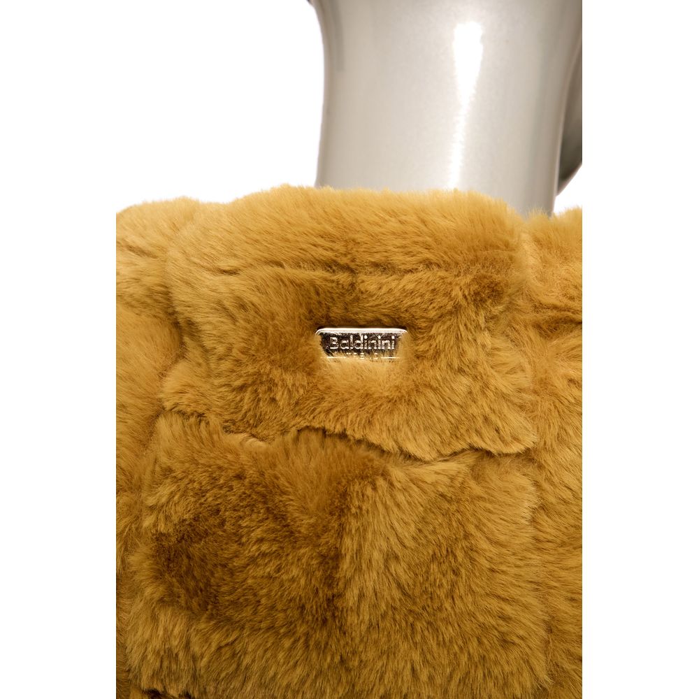 Gelbe Polyester-Damenjacke
