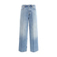 Gucci Light Blue Cotton Jeans Denim