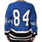Dolce & Gabbana Blue Cotton Logo Patch Ribbed Knit Cardigan Sweater