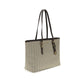 Michael Kors Quinn large jacquard logo Tote Bag