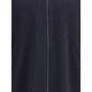 Thom Browne Double Face Full Zip Up Cardigan In Meri