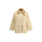 Ganni Cotton Jacket with corduroy collar