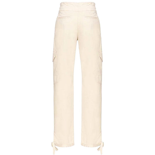 PINKO White Cotton Jeans & Pant