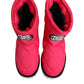 Dolce & Gabbana Pink White Viscose Padded Mid Calf Boots Shoes