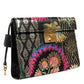 Dolce & Gabbana Multicolor Jacquard Floral Document Briefcase Bag