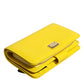 Dolce & Gabbana Yellow Leather Bifold Continental Clutch Wallet