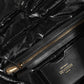 Dolce & Gabbana Black Quilted Nylon Devotion Satchel Chain Strap Bag