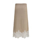 Fabiana Filippi Wool and lace Midi Skirt