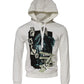 Dolce & Gabbana White King Caesar Hooded Sweatshirt Sweater