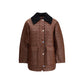 Ganni Shiny Quilt Midi Jacket