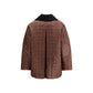 Ganni Shiny Quilt Midi Jacket